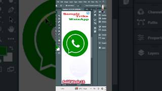 How to Create WhatsApp Logo in Photoshop | Simple Tricks for Beginners #tutorial #shorts #photoshop