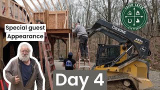 BNB Room Addition challenge, rain puts us behind one more day. Got the woodmizer out! by Cairn Creek 874 views 2 months ago 12 minutes, 42 seconds