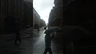 St Vincent Street, Glasgow, A Timelapse - Afternoon Rain in the Summer Time