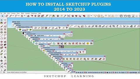 How to Install SketchUp Plugins (2014 TO 2023)