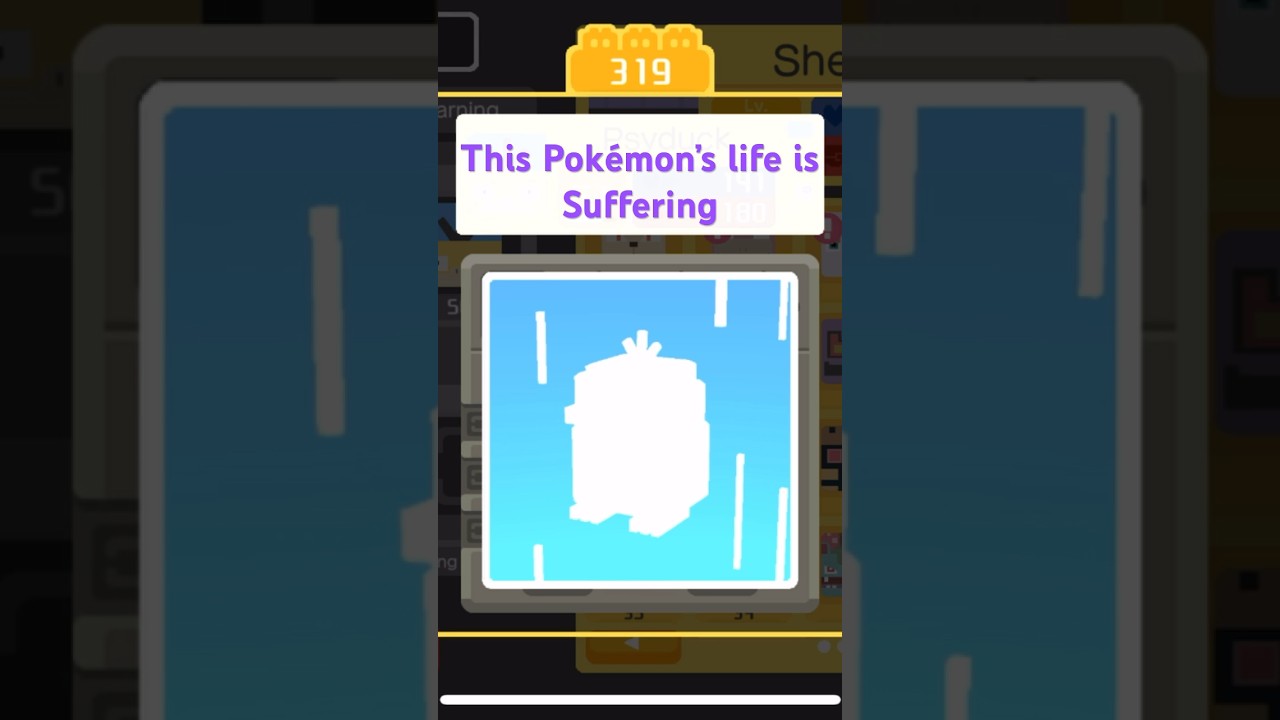 The Pokémon who hurts itself by thinking 