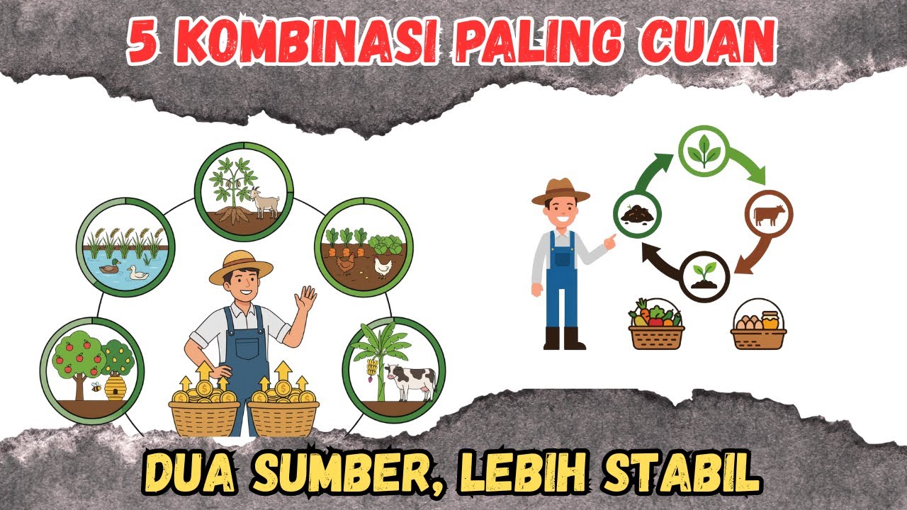 5 Kombinasi Pertanian Terpadu Paling Menguntungkan: Zero Waste, Minim Pupuk & Racun
