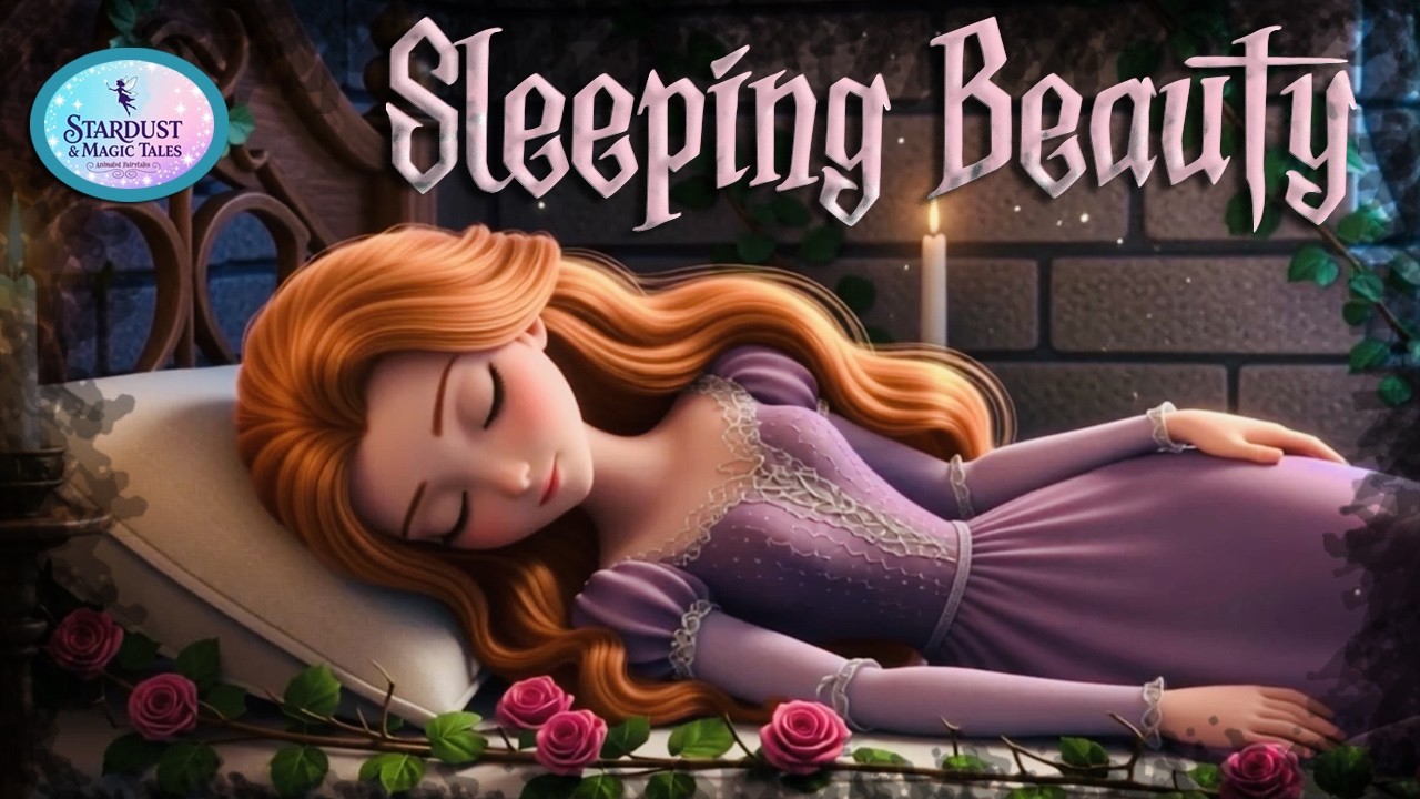 Sleeping Beauty | A Magical Fairy Tale Animation ✨ | Bedtime Story 🌙 |The Curse of the Dark Fairy 🖤✨