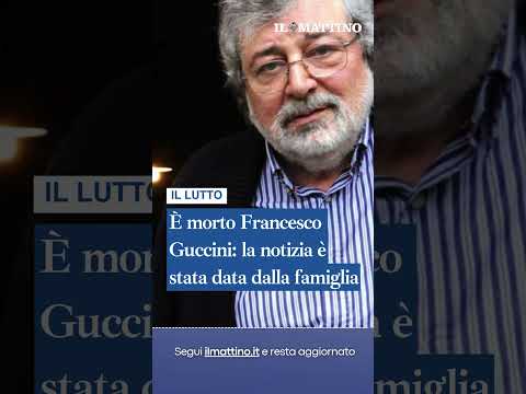Video É morto Francesco Guccini l'annuncio della famiglia