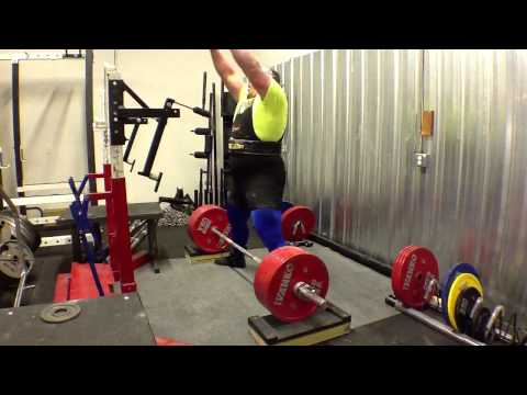 827 LB. Deadlift from 3.5" Blocks - Blaine Sumner (3/28/201