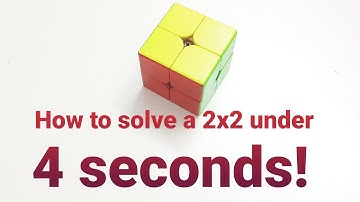 How to solve a 2x2 using CLL Method | Part 3 | L Cases and U Cases | Solve under 4 seconds