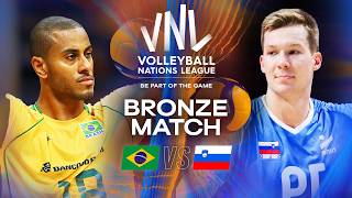 Bronze Match - Brazil 🇧🇷 vs. Slovenia 🇸🇮 | VNL 2025 - Full Match