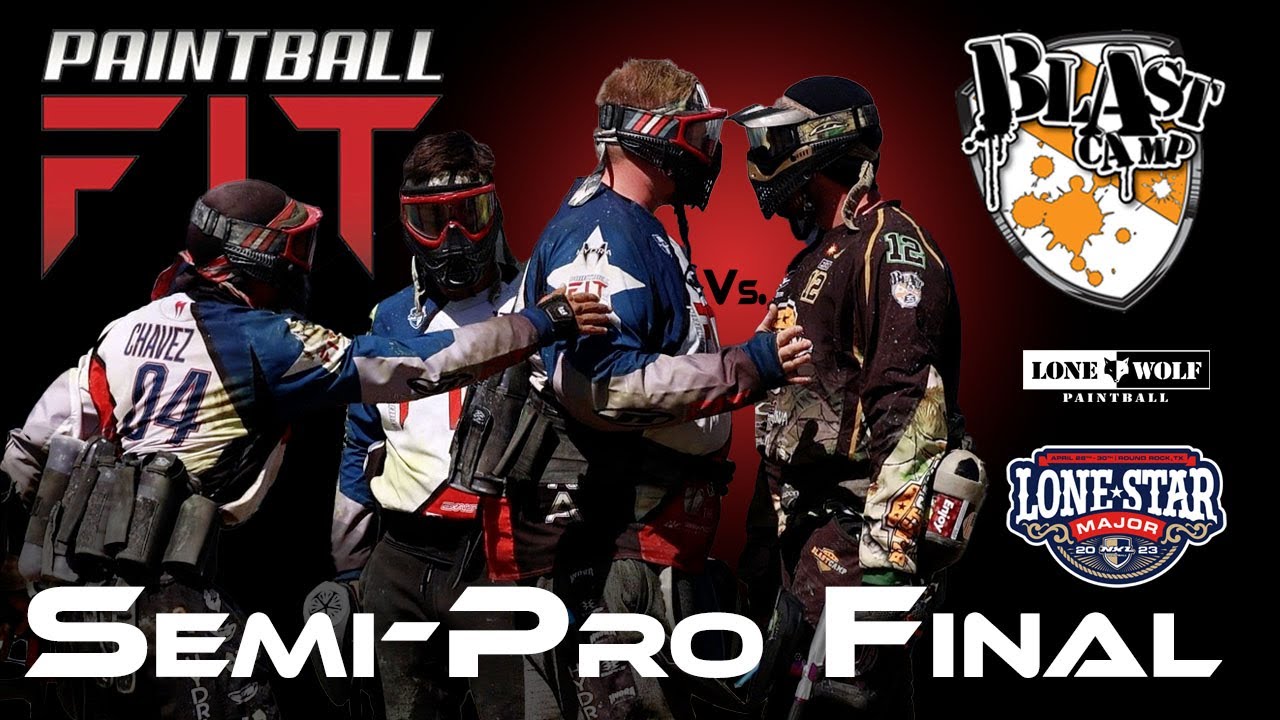 2023 NXL Lone Star Major SemiPro Finals Match Paintball Fit vs Blast