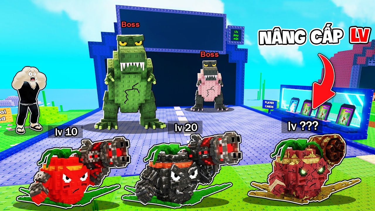 3 Mẹo Cày Lv Siêu Tốc Tăng Dame Trong Plants VS Brainrot