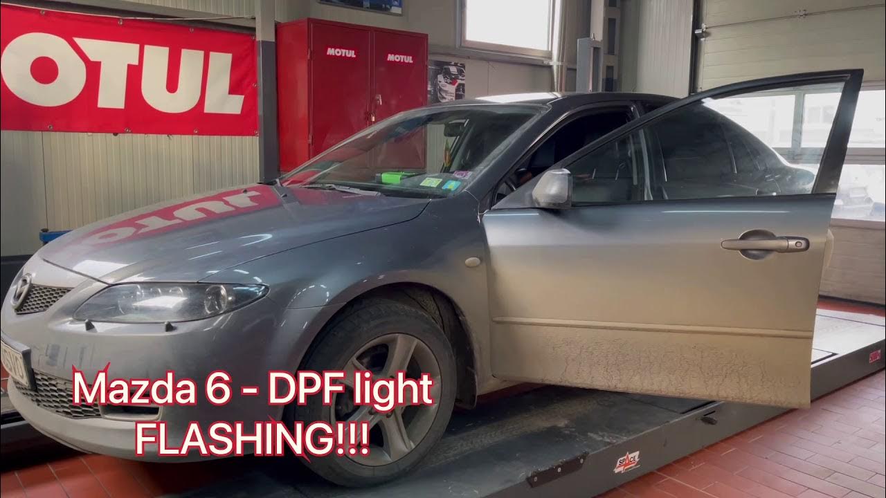 Mazda 6 - DPF light FLASHING!!! SOLVED! (P2459 - diesel particulate