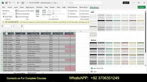 New Perspectives Excel 2019 | Module 6: End of Module Project 1 | Module 6: End of Module Project 1