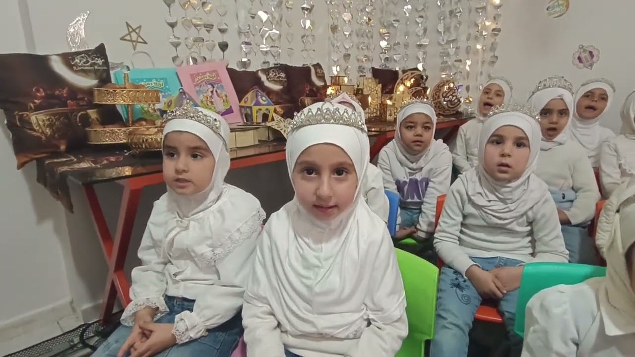 😍🌛 عصافير الارقم يستقبلون شهر رمضان المبارك 😍🌛#رمضان#دارالأرقم