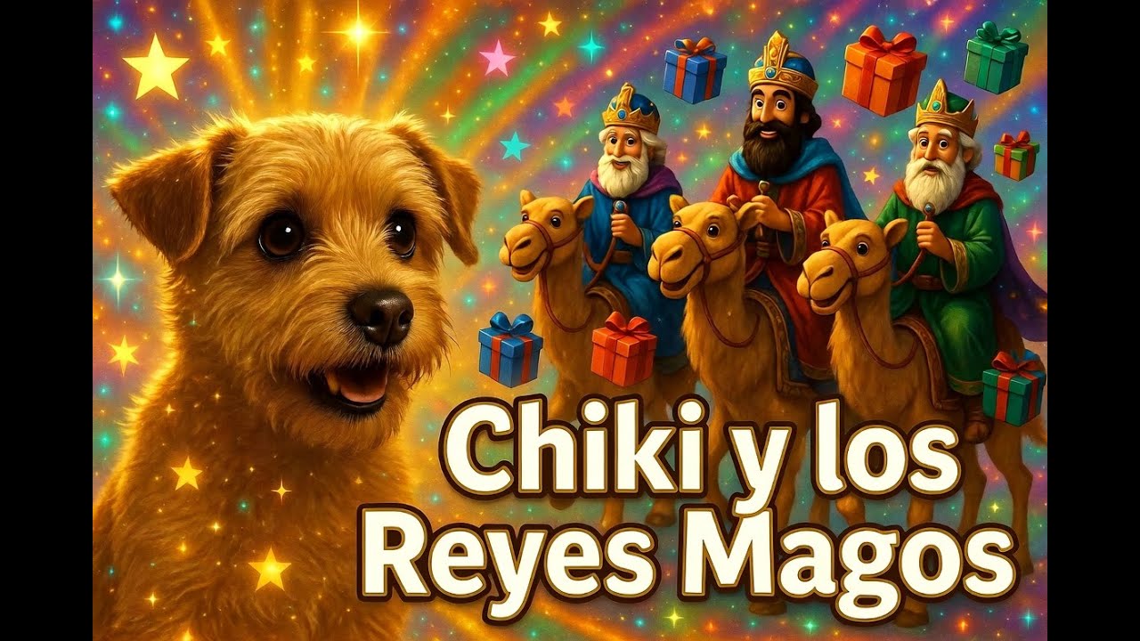 Chiki,  y la mágica aventura con los Reyes Magos 🐶✨👑