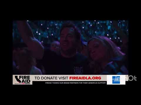 Free Fallin' John Mayer Fire Aid Benefit