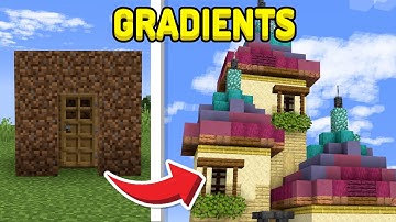 How to Make Gradients In Minecraft 1.21.8!