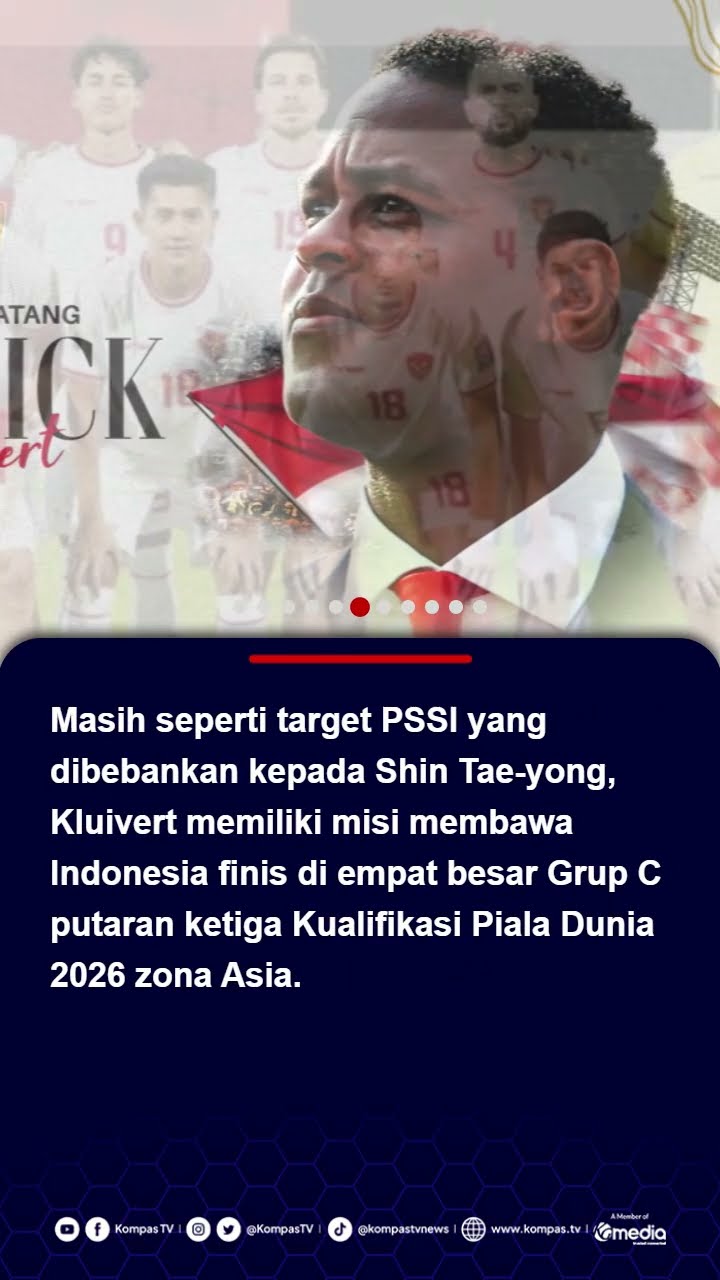 Jadi Pelatih Timnas Indonesia, Patrick Kluivert: Kami Ingin Lolos ke Piala Dunia #patrickkluivert
