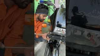 Splendor bike 6 lens led light install with filding number plate #naveenbikefeatures #automobile