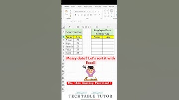 🛑 Stop manual sorting! Let SORTBY do the work in Excel! 🔧 #excel #excelshorts