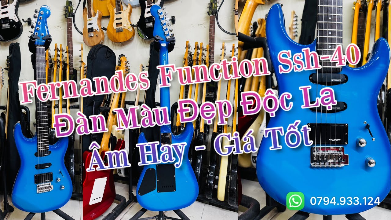Fernandes The Function SSH-40 Electric Guitar | Unique - Beautiful