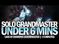 Solo Grandmaster Nightfall in Under 6 Minutes (Lake of Shadows) [Destiny 2]