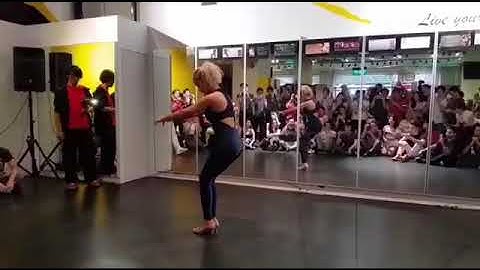 SILF 2018 Workshop - Carlos and Fernanda, Zouk counter balance, demo with and without music