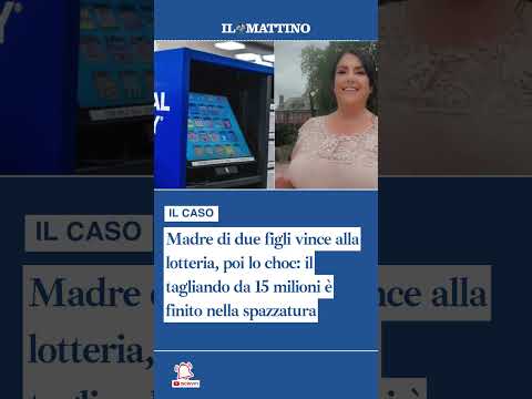 Video Madre di due figli vince alla lotteria, poi lo choc: il tagliando è finito nella spazzatura