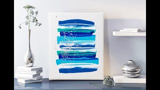 Liquitex Basics Acrylic Fluid Abstract Scrape Art Wall Art by JOANN Fabric and Craft Stores 626 views 7 months ago 2 minutes, 43 seconds