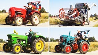 60 Historic Tractors In Motion 🚜 Porsche, Lanz, Hanomag, John Deere, Deutz And More