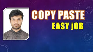 সহজ কপি পেস্টের কাজ করে ১০ ডলার | Easy Copy Paste job | Data Entry Bangla Tutorial | Rh Tech