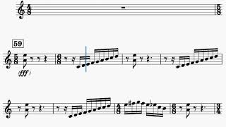 [For Xylophone Practice] Igor Stravinsky: Les Noces (The Wedding) 2nd Movment
