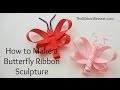 Make a Butterfly Ribbon Sculpture - TheRibbonRetreat.com