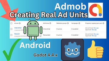 How To Make Real Admob Ad Units For Godot Game Project And Implement In Godot Game.