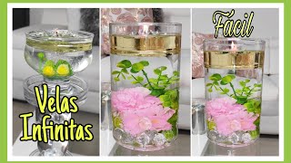 COMO HACER VELAS INFINITAS QUE NUNCA SE APAGAN / Manualidades Fáciles DIY / IDEAS PARA ESTE VERANO