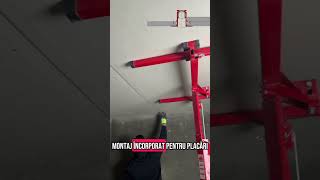 Cum se montează corect șinele magnetice cu montaj încorporat LUXON într-un tavan de gips-carton?