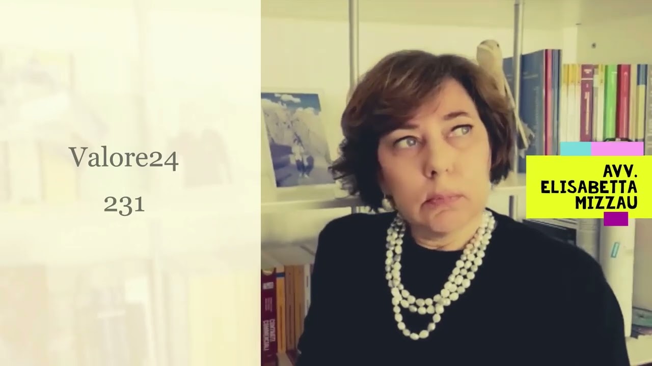Valore24 231: Case history dell'AVV. Elisabetta Mizzau