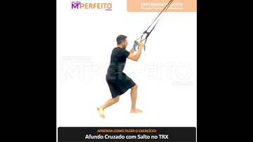 Afundo Cruzado com Salto no TRX