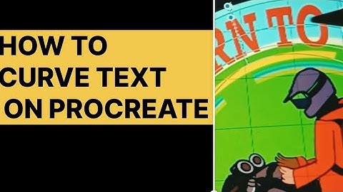 How to curve text on Procreate | TIPS | Digital Art