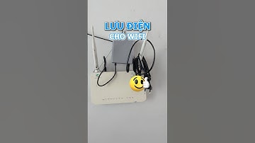 Cục lưu điện cho wifi & camera #vochongnho