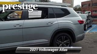 Certified 2021 Volkswagen Atlas 3.6L V6 SE w/Technology R-Line, Stamford, CT V0961P