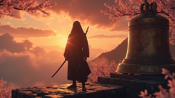 Bell of the Falling Sun | Traditional Japanese Ninja Music for Evening Reflection & Grace
