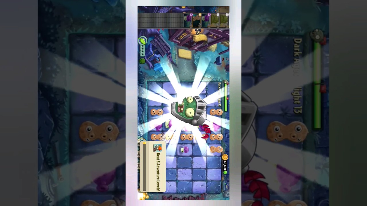 PvZ 2 Dark Ages level 13 