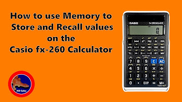 How to Store and Recall values with Memory on the Casio fx-260 Calculator