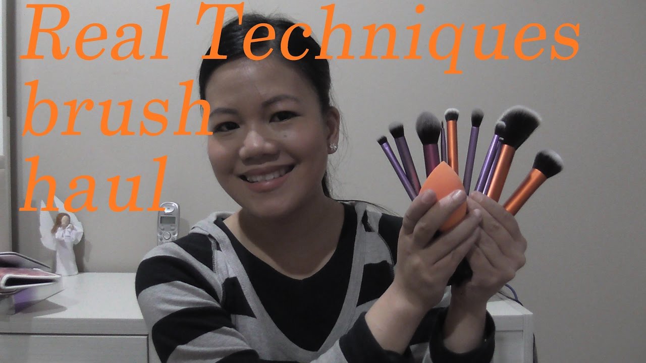 REAL TECHNIQUES Brush Haul | Multitask Set + Ultimate Base Set + Ultimate Eye Set