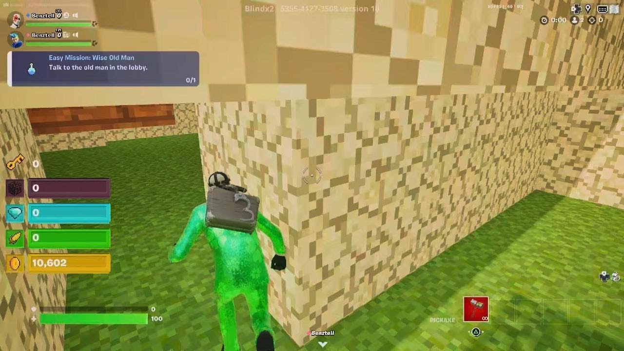 Fortnite Dragon skyblock Talk to the old man in the lobby your