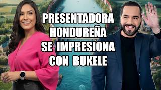 Presentadora de Honduras alucina con esta reacción de Bukele