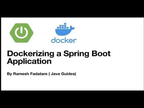 Dockerizing Spring Boot Application | Spring Boot Docker Tutorial ...