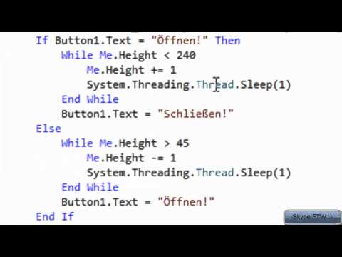 VB10 Tutorial - Rollende Form
