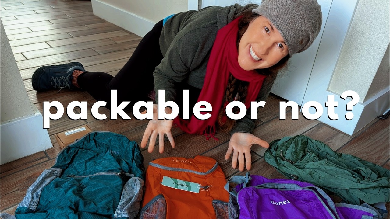 Part 1: Trying to Find a TINY Daypack That Actually Works - YouTube