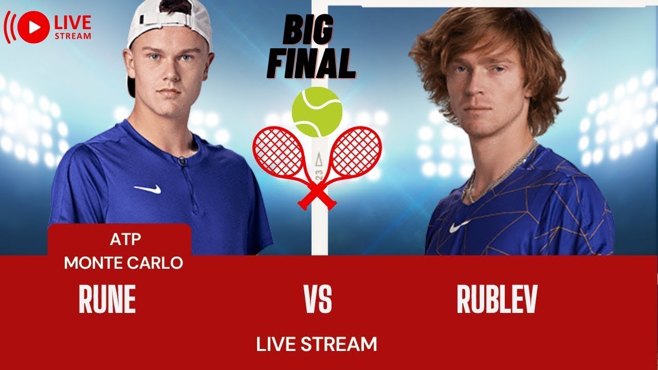 ATP LIVE Holger Rune vs Andrey Rublev ATP Monte Carlo FINAL Live Tennis MATCH PREVIEW