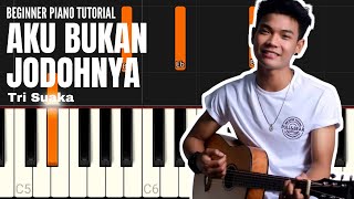 Tri Suaka - Aku Bukan Jodohnya (BEGINNER PIANO TUTORIAL)